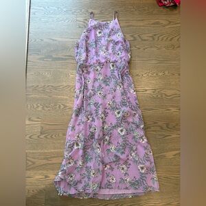 Lush Lavender Floral Dress